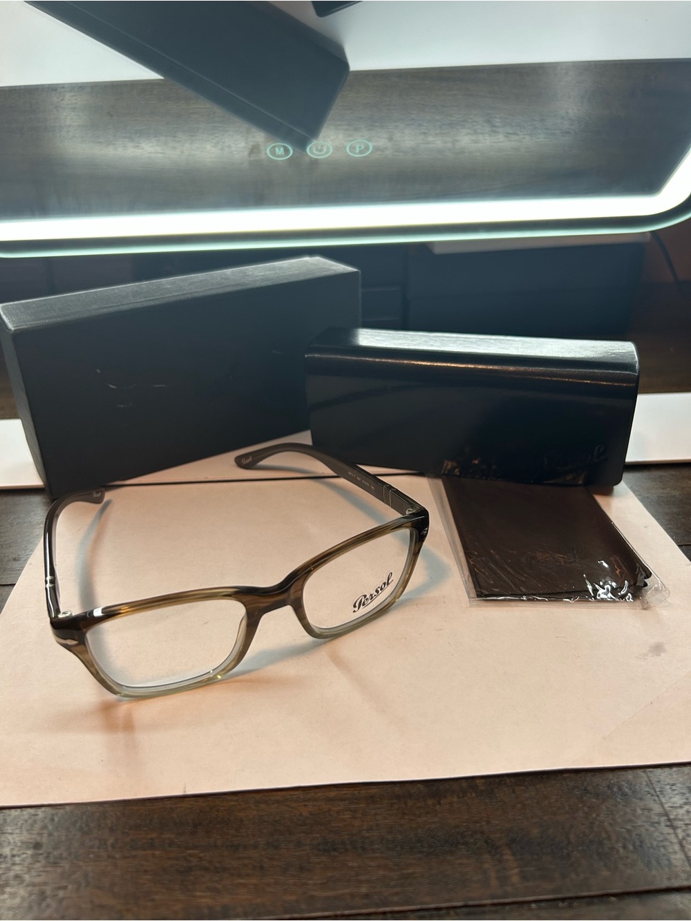 Brand New Persol Women’s Translucent Gradient Optical Glasses 2970-V 927